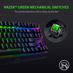 Teclado Gamer Alámbrico Razer Blackwidow V3 Tenkeyless (Español) - Mecanico