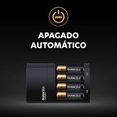 Bateria Recargable Duracell c/Cargador - AA 4pzs + 1 Cargador