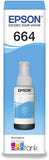Botella de Tinta Epson Ecotank 664 - Cian