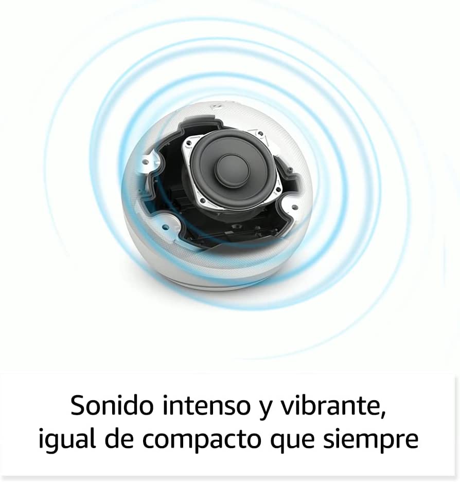 Amazon Echo Dot 5a Gen con Reloj (Con Alexa) - Azul