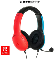 Audífonos Alámbricos PDP Gaming LVL 40 Stereo Gaming Headset (Rojo/Azul) - Nintendo Switch