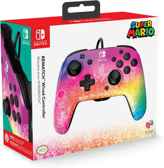 Control Alámbrico PDP Rematch Wired Controller (Star Spectrum) - Nintendo Switch