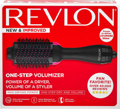 Cepillo Eléctrico para Cabello Revlon One Step - Negro/Rosa