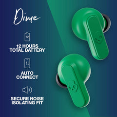 Audífonos Inalámbricos Skullcandy Dime True Wireless Earbuds (Verde) - PC / Móvil