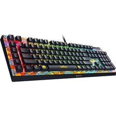 Teclado Alambrico Razer Black Widow V4 X Mecanico - Pokemon Edition