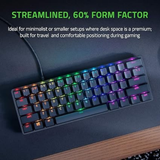 Teclado Alambrico Razer Huntsman Mini Purple Switch - Negro