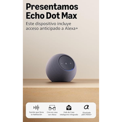 Bocina Alambrica Amazon Echo Dot Max - Negro