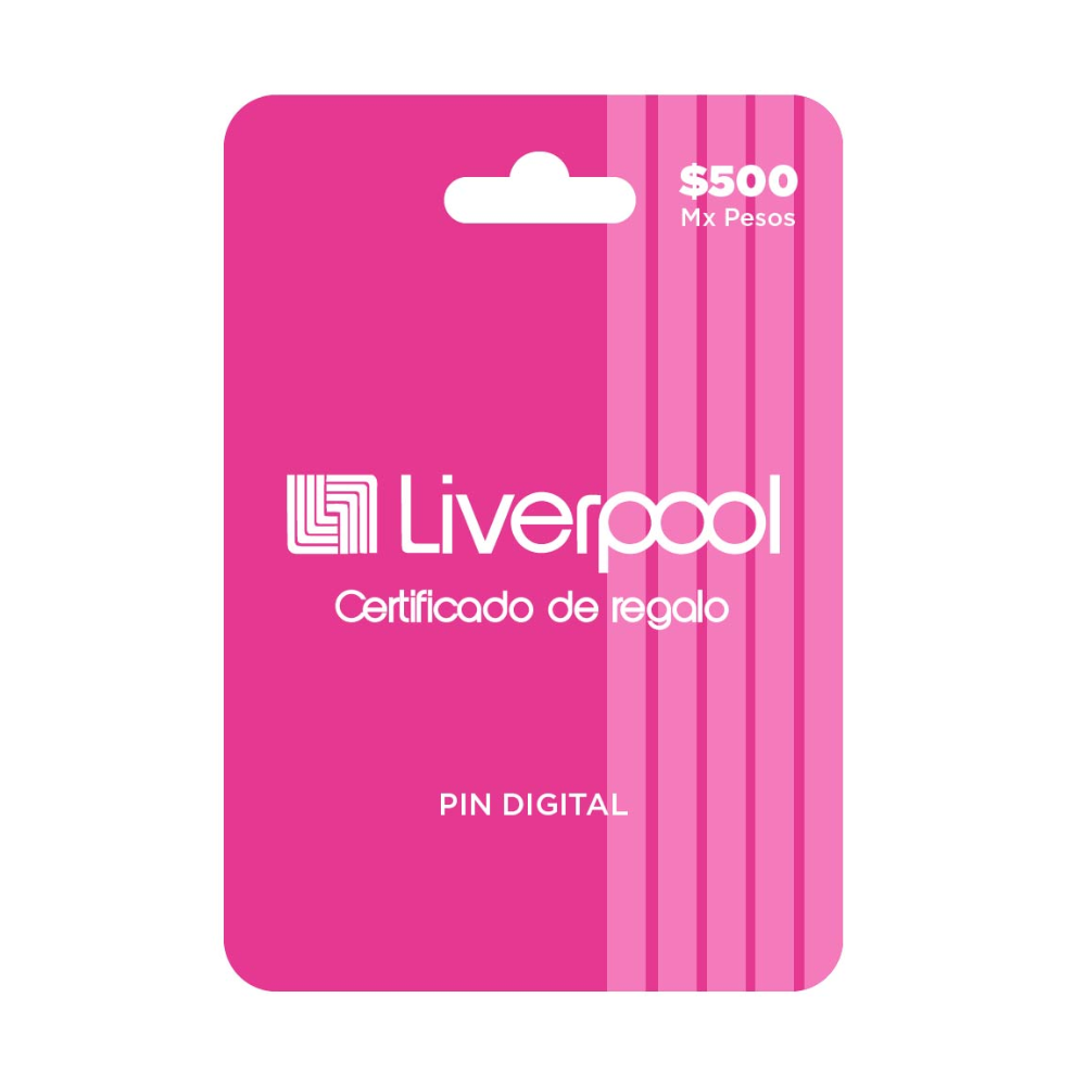 Tarjeta Digital Liverpool $500