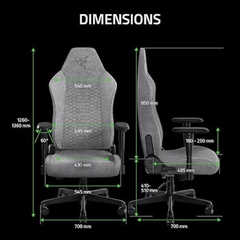 Silla Gamer Razer Iskur V2 X - Gris