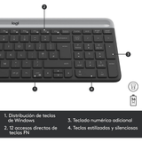 Teclado y Mouse Inalámbricos Logitech MK470 - Grafito