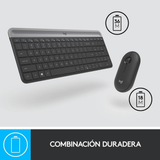 Teclado y Mouse Inalámbricos Logitech MK470 - Grafito