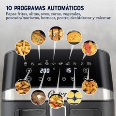 Freidora de Aire Oster 6L CKSTAF60WDDF - Negro