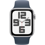AppleWatch SE 2DA GEN 40mm GPS - Silver/Correa Deportiva Azul Denim