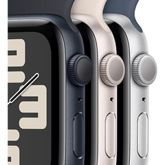 AppleWatch SE 2DA GEN 40mm GPS - Silver/Correa Deportiva Azul Denim