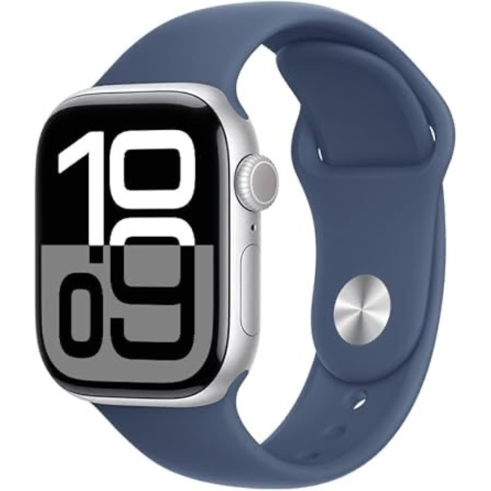 AppleWatch Series 10 46mm GPS - Plata/Correa Deportiva Azul