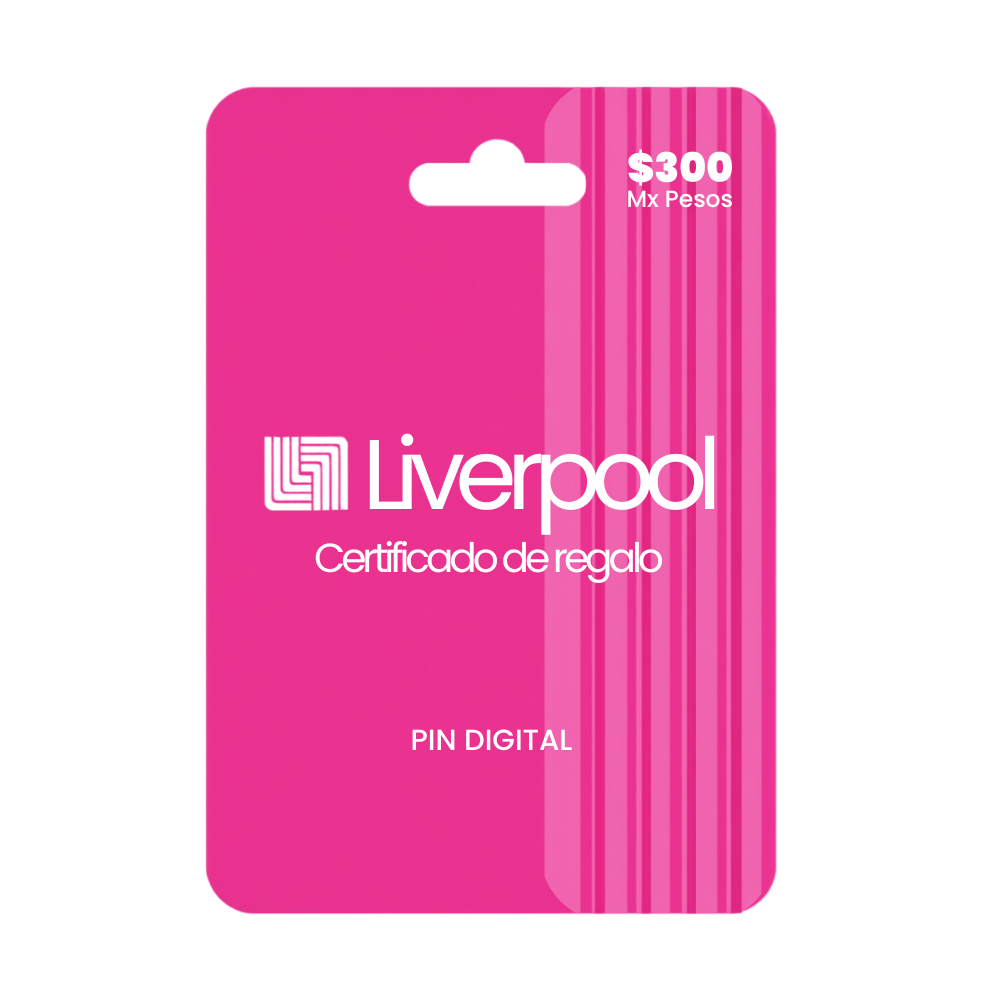 Tarjeta Digital Liverpool $300