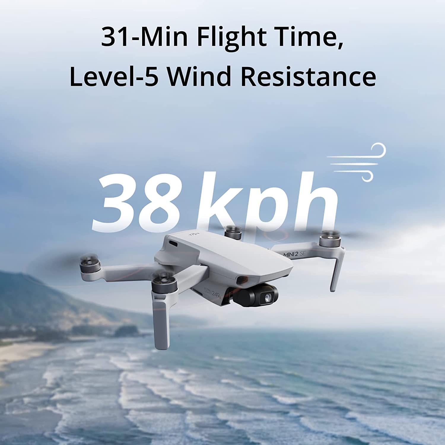 Kit Dron DJI Mini 2 SE Fly More Combo - Gris