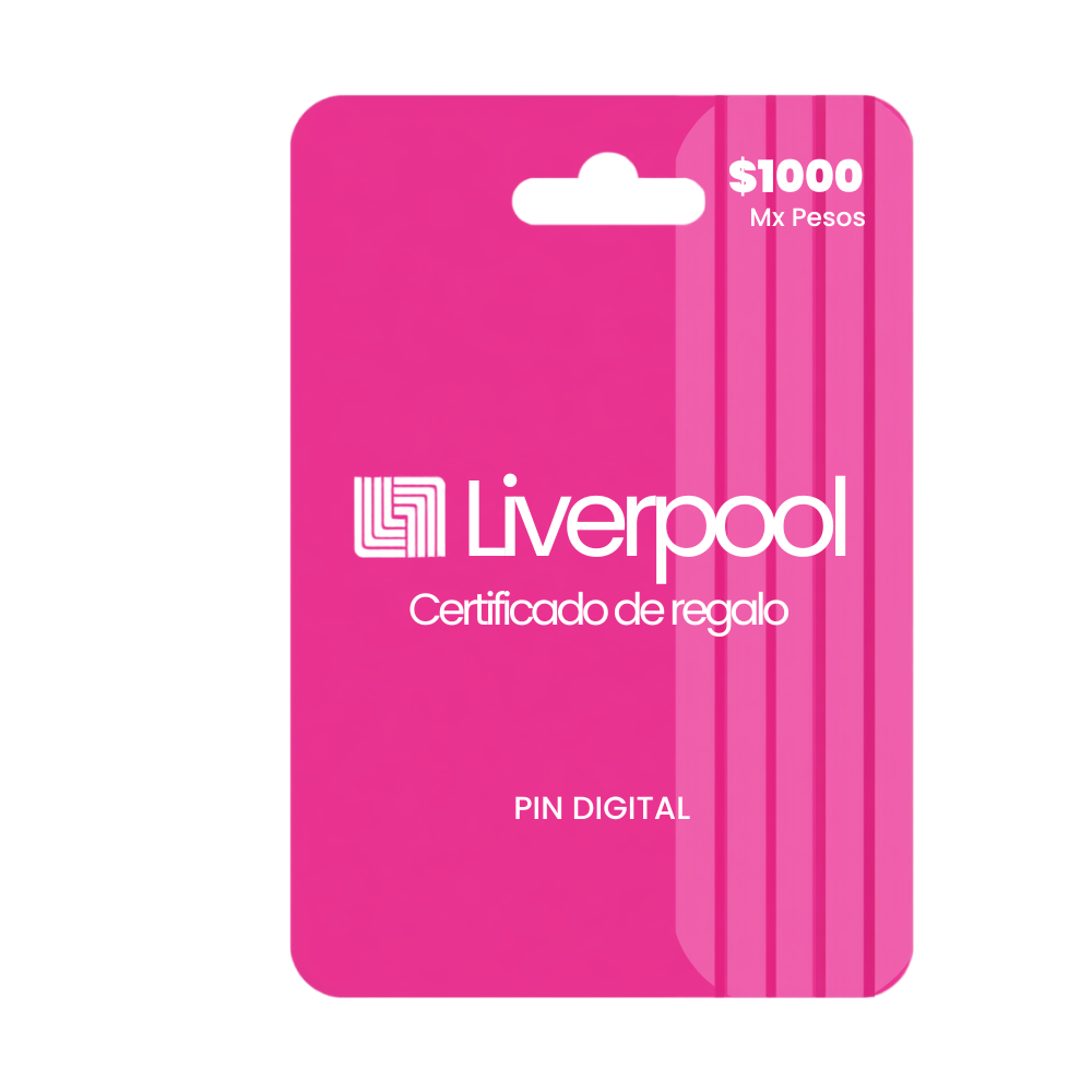 Tarjeta Digital Liverpool $1000