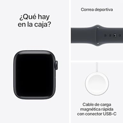 AppleWatch SE 3 44mm GPS Sport Band  - Midnight (Medianoche)