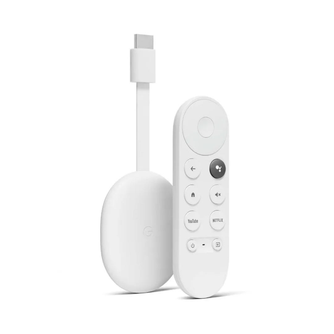 Dispositivo Streaming Google Chromecast 4K with Google TV - Blanco