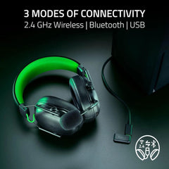 Audifonos Inalambricos Razer BlackShark V3 X HyperSpeed para Xbox - Negro/Verde
