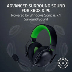 Audifonos Inalambricos Razer BlackShark V3 X HyperSpeed para Xbox - Negro/Verde