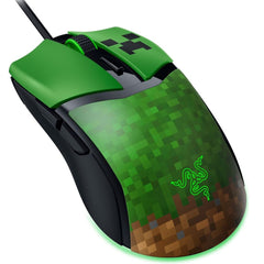 Mouse Alambrico Razer Cobra - Minecraft Edition