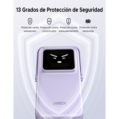 Bateria UGreen Uno Magnetic Wireless Power Bank 20W 5000mAh - Lila