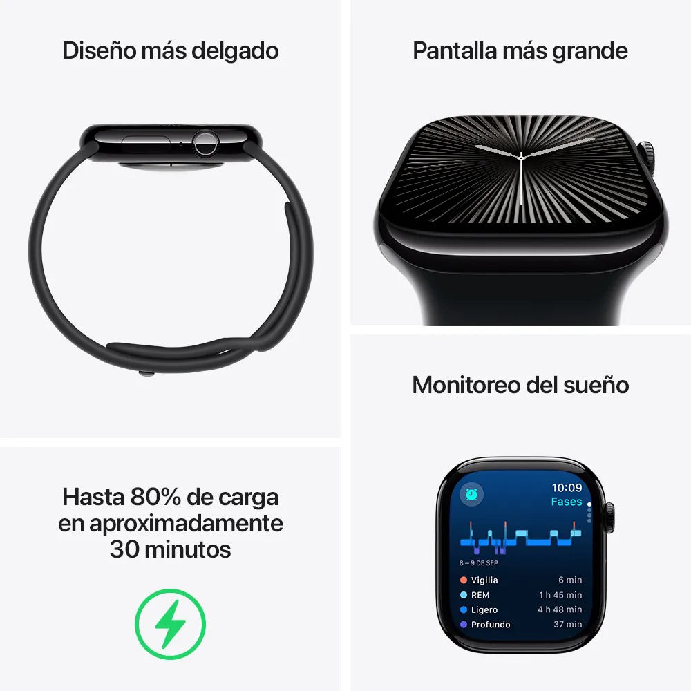 Apple Watch Series 10 42mm GPS - Negro