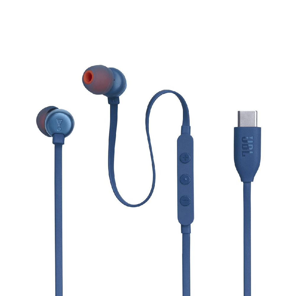 Audífonos Alámbricos JBL Tune 310C USB-C (Azul) - Móvil