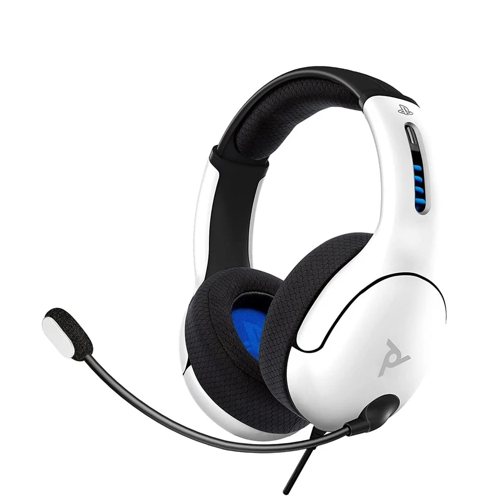Audífonos Alámbricos PDP Gaming LVL 50 Wired Stereo Gaming Headset (Blanco) - PS4 / PC