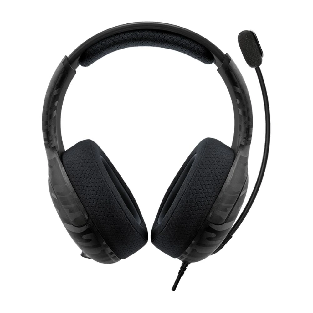 Audífonos Alámbricos PDP Gaming LVL 50 Wired Stereo Gaming Headset (Camuflaje Negro) - PlayStation 4 / PC