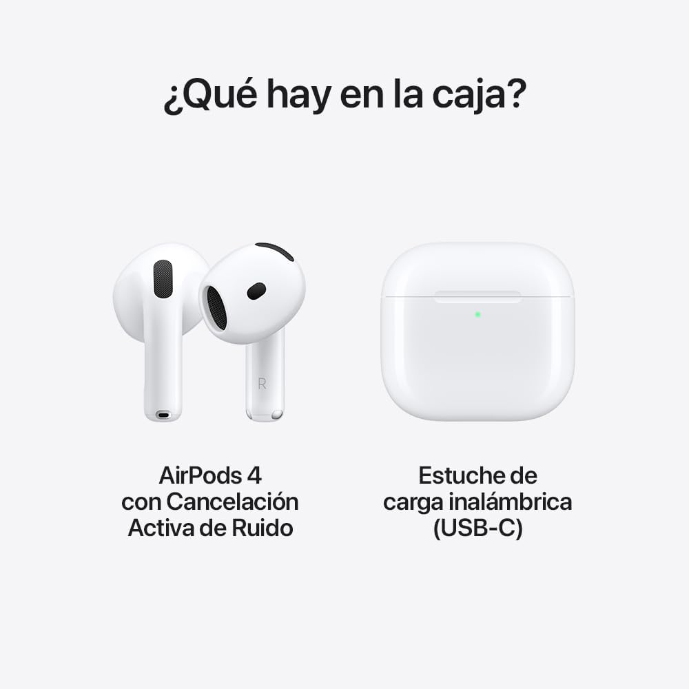 Audífonos Inalámbricos Apple Airpods 4 (Blanco) - Móvil