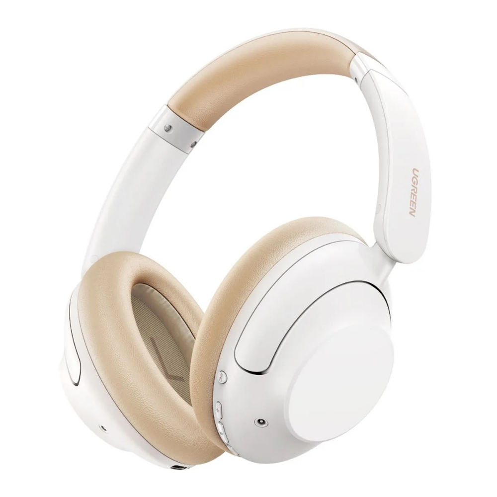 Audífonos Inalámbricos UGreen HiTune Max5 (Blanco/Beige) - PC / Móvil