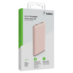 Bateria Belkin Boost Charge Power Bank 10K - Rosa
