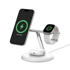 Cargador Magnetico UGreen 3-in-1 Wireless Charger 15w (MagSafe) - Blanco