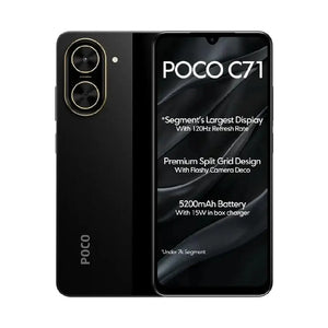 【未使用に近い】POCO C71 3/64gb 色:BLACK CelularPocoC713_64Gb-Negro.