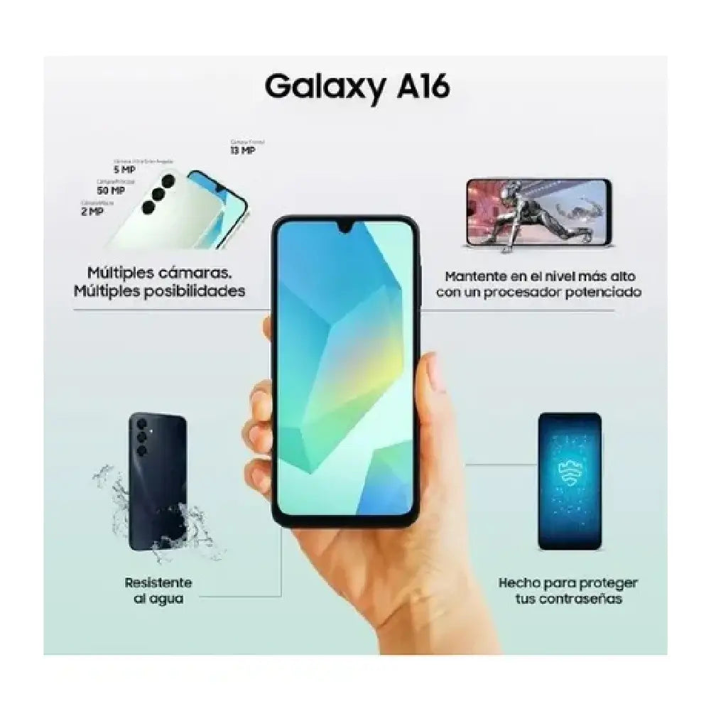 Celular Samsung Galaxy A16 6+128GB - Negro