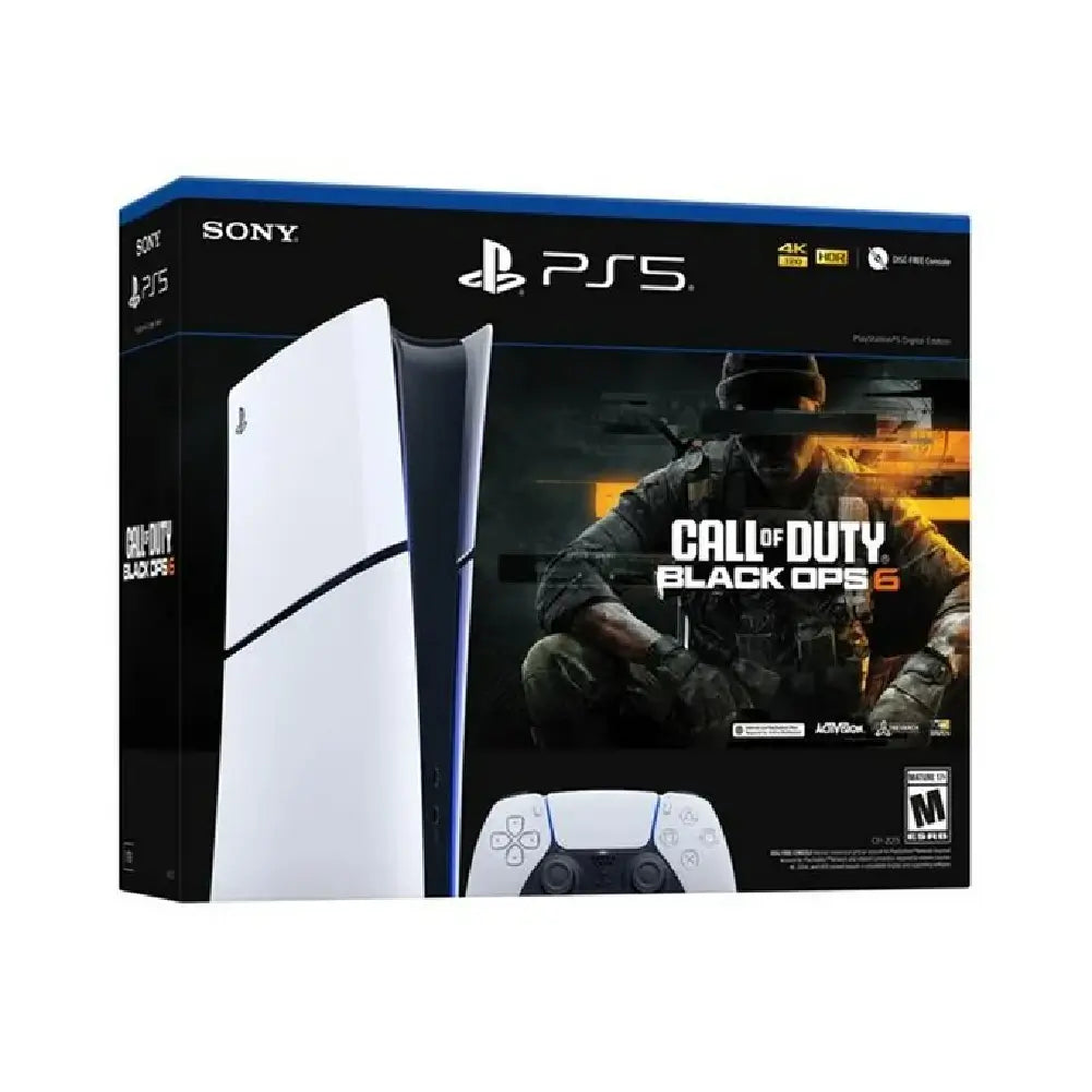 Consola PlayStation 5 Slim 1Tb All Digital con Call of Duty Black Ops 6 - Blanco
