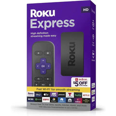 Dispositivo Streaming Roku Express HD 3960RW - Morado