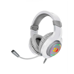 Audífonos Alámbricos Gamer Redragon Hylas Gaming Headset (Blanco) - XBOX One / PlayStation 4 / Nintendo Switch / PC / Móvil