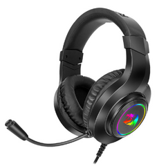 Audífonos Alámbricos Gamer Redragon Hylas Gaming Headset (Negro) - XBOX One / PlayStation 4 / Nintendo Switch / PC / Móvil