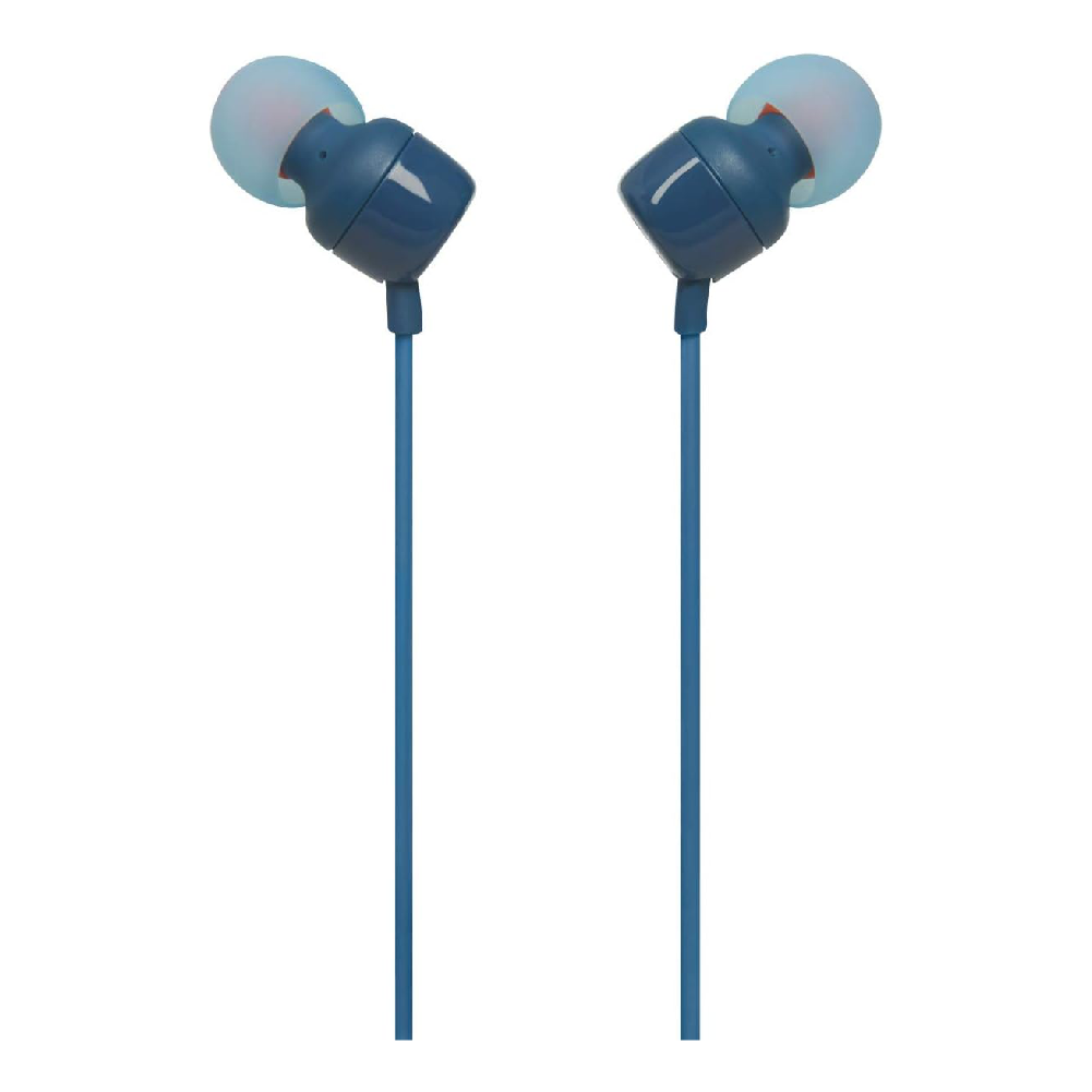 Audífonos Alámbricos JBL Tune 110 (Azul) - PC / Móvil