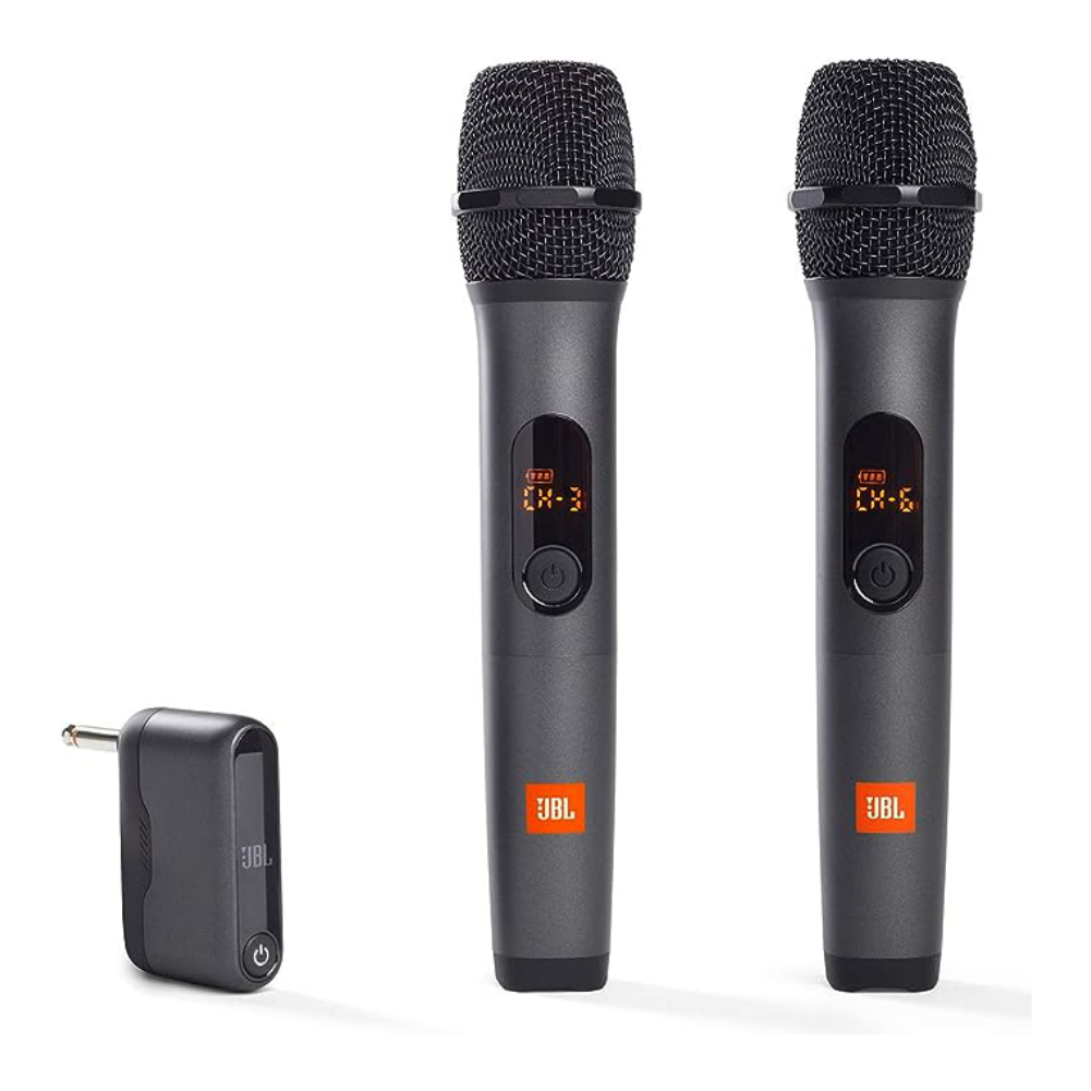 Microfono Inalambrico JBL Wireless Microphone 2pzs - Negro