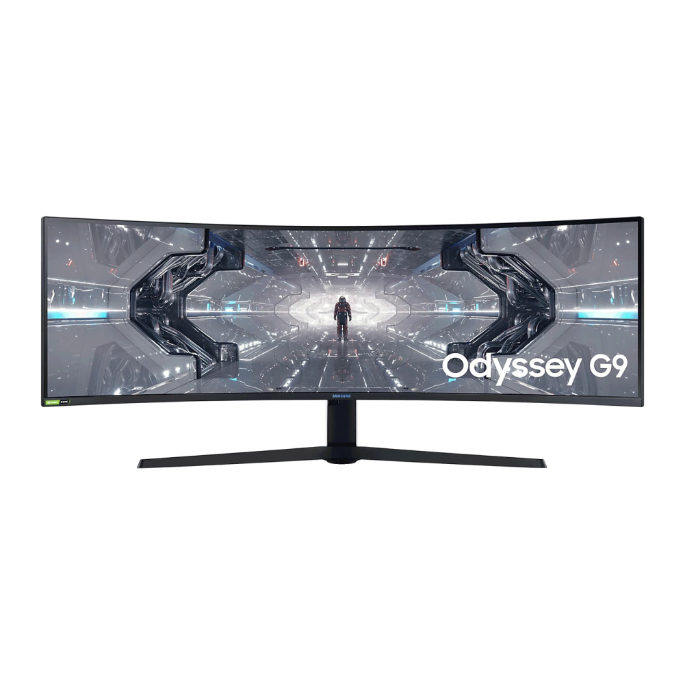 Monitor Samsung 49" Curvo Odyssey G9 - Blanco