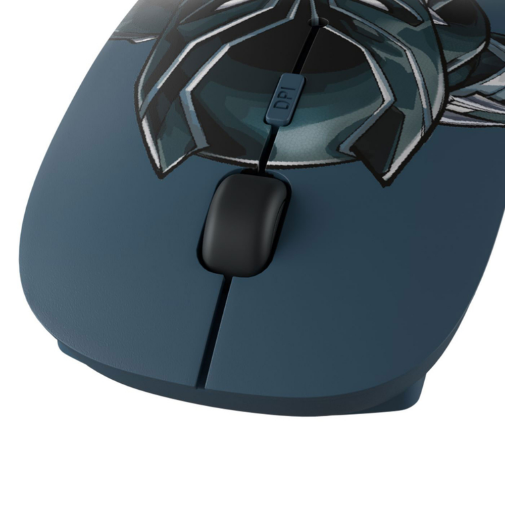 Mouse Inalámbrico XTech Wireless Mouse Slim Design Black Panther - Negro