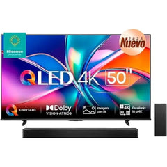 Pantalla Hisense 50" VIDAA QLED 4K 50QD6QV - Negro