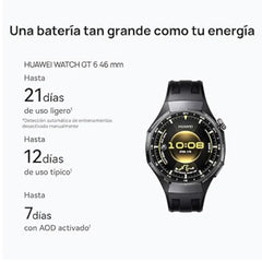 SmartWatch Huawei Watch GT 6 46mm ATM-B19 - Negro