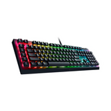 Teclado Gamer Alámbrico Razer Black Widow V4 x  Mecanico (Español) - Negro