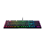 Teclado Gamer Alámbrico Razer Black Widow V4 x  Mecanico (Español) - Negro
